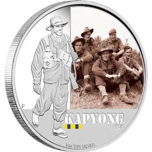 Australia   2012   1$ Famous Battle Kapyong 1951 1Oz