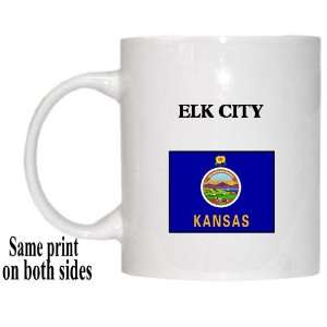  US State Flag   ELK CITY, Kansas (KS) Mug 