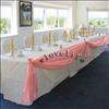 5M Lavender Organza Swags For Wedding Top Table Bows  