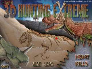 3D Hunting Extreme PC CD hunt endangered species game  