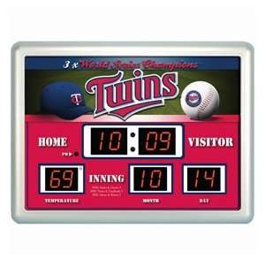    Minnesota Twins Clock   14x19 Scoreboard