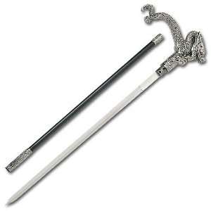  Fighting Dragon Sword Cane: Sports & Outdoors