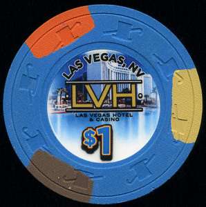 Casino Chips $1 LVH (Las Vegas Hilton) New Issue 2012 Poker Chip 
