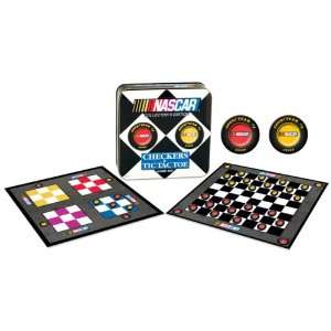  NASCAR Checkers/Tic Tac Toe Combo Game Toys & Games