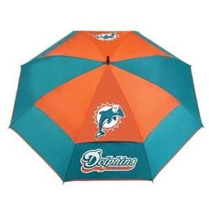 Miami Dolphins 62in Windsheer Auto Open Golf Umbrella