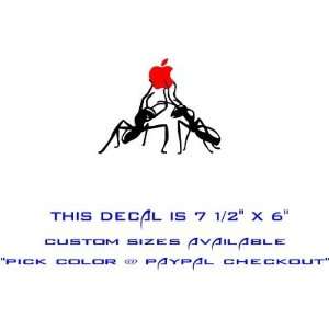   : ANTS Carrying APPLE   LAPTOP Vinyl Decal   Sticker: Everything Else