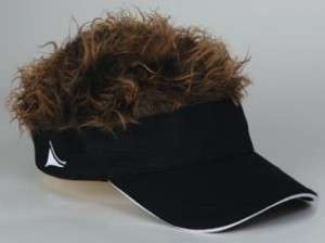 cap hat with wig hair visor golf, baseball hat fits all adjustable 
