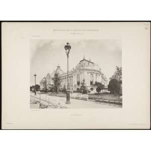 Reprint Le Petit Palais vue densemble 1902 