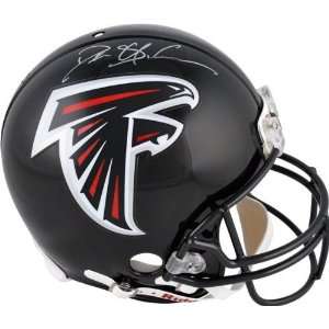 Deion Sanders Autographed Pro Line Helmet  Details: Atlanta Falcons 