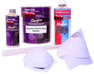 Daytona Electric Blue Metallic Urethane Car Paint Kit  