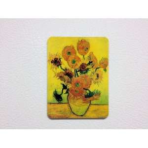 Van Gogh Famous Painting Fridge Magnets Sunflower Irises  