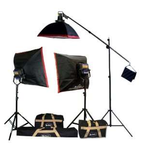  8000w Fluorescent Lighting Kit with Boom 