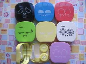 Funny Silly Faces Contact Lens Case (7 types)  