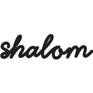    Wood Sign Decor for Home or Business Word SHALOM 