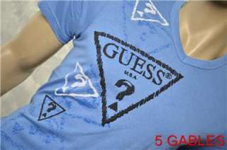   Mens Tee Shirt True Blue V Neck Graphic T Shirts New Sz S M  