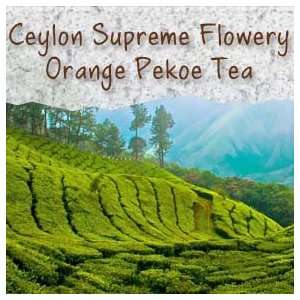 Ceylon Supreme Flowery Orange Pekoe Tea  Grocery & Gourmet 