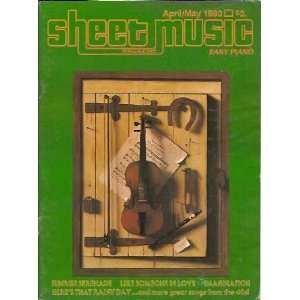  Sheet Music Magazine (Sheet Music Magazine, April/May 1980 
