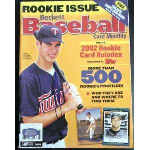  Joe Mauer Autographed Magazine (Minnesota Twins): Sports 