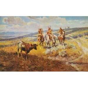  White Mans Buffalo artist: Charles M. Russell 31x22: Home 
