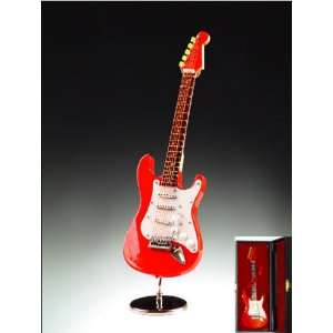   Instruments   Electric Guitar in Red color Music Box: Home & Kitchen