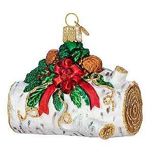  Old World Christmas Yule Log Ornament: Home & Kitchen