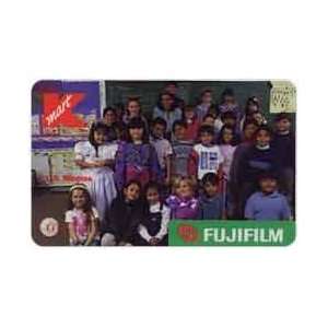 Collectible Phone Card 4m K Mart & Fuji Film Photo of Many School 