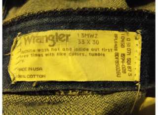 VTG. WRANGLER – USA – 13MWZ Men’s Jeans 33X30 **(32x29 