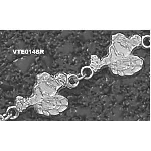 Virginia Tech Hokies Sterling Silver Bracelet 7 3/4in 