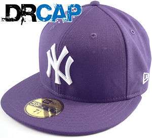 NEW ERA 59FIFTY CAP  NY YANKEES BASIC PURPLE HAT  
