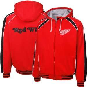  Detroit Red Wing Hoody Sweatshirt  Detroit Red Wings Red 