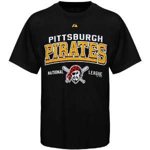  Majestic Pittsburgh Pirates Built Legacy T shirt   Black 