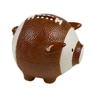   Sports Themed Ceramic Kids Piggy Bank Bedroom Decor Toys & Games