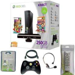 Microsoft Xbox 250GB Kinect Ultimate Hoiday 2 Player Bundle 