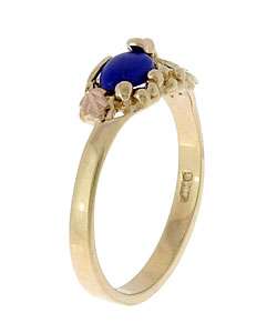 Black Hills Gold and Lapis Lazuli Ring  Overstock