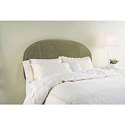 Sage Chenille Air cushioned Inflatable Headboard  
