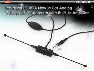 ES087US In Car Analog Amplified TV Antenna TV Aerial  