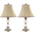 Indoor Princeton Glass Silk 1 light Table Lamps (Set of 2) Today 