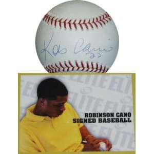 Robinson Cano Autographed Baseball  Details MLB Baseball