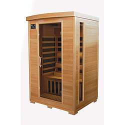 TheraPure 2 person Hemlock Carbon Heater Infrared Sauna  Overstock 