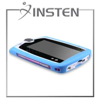   Screen Protector LCD Film+Insten Light Blue Gel Skin Case For LeapPad