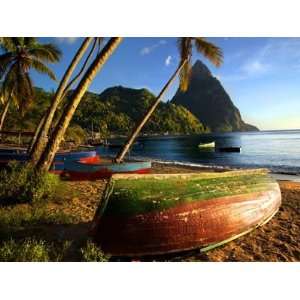   Definition Canvas Art 80016 St Lucia & Pitons   West Indies Home