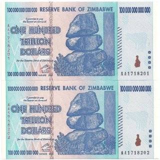  Zimbabwe 50 Trillion Dollars Bank Note 2008 Uncirculated 