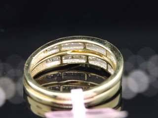   PRINCESS CUT DIAMOND ENGAGEMENT RING BRIDAL SET WEDDING BAND  
