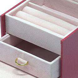 Pink Cube style Jewelry Box Valet Organizer  Overstock