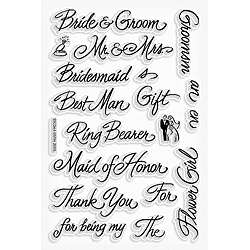 Stampendous Wedding Party Clear Stamps  