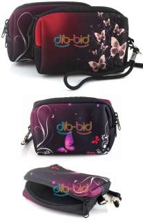 New Butterfly Digital Camera Case Pouch Mobilephone Bag  