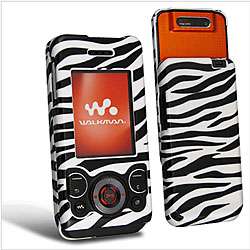 Zebra Pattern Snap on Case for Sony Ericsson W580  
