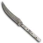 CUSTOM Damascus Skinner Blade Knife Making Knives Clip Curved Blank 