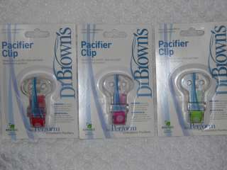 Dr Browns Pacifier Clip keeper Holder BPA FREE NEW  