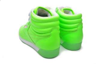 Reebok Womens shoes Freestyle HI 32 953314 Neon Green  